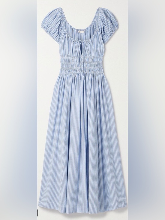 Doen Dresses & Skirts - DÔEN Quinn Midi Dress in Montauk Stripe